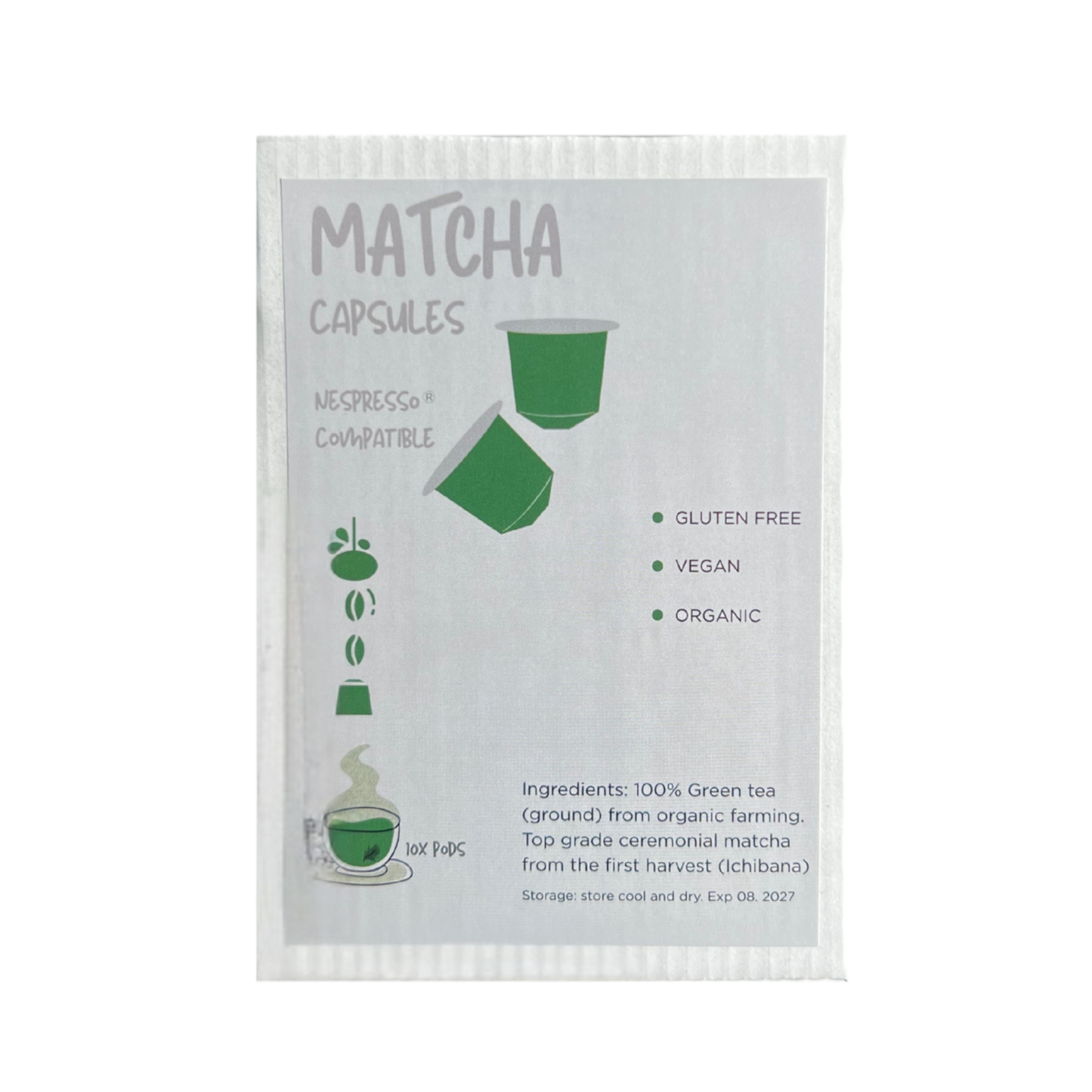 Ceremonial Matcha Pods (Nespresso® Compatible)