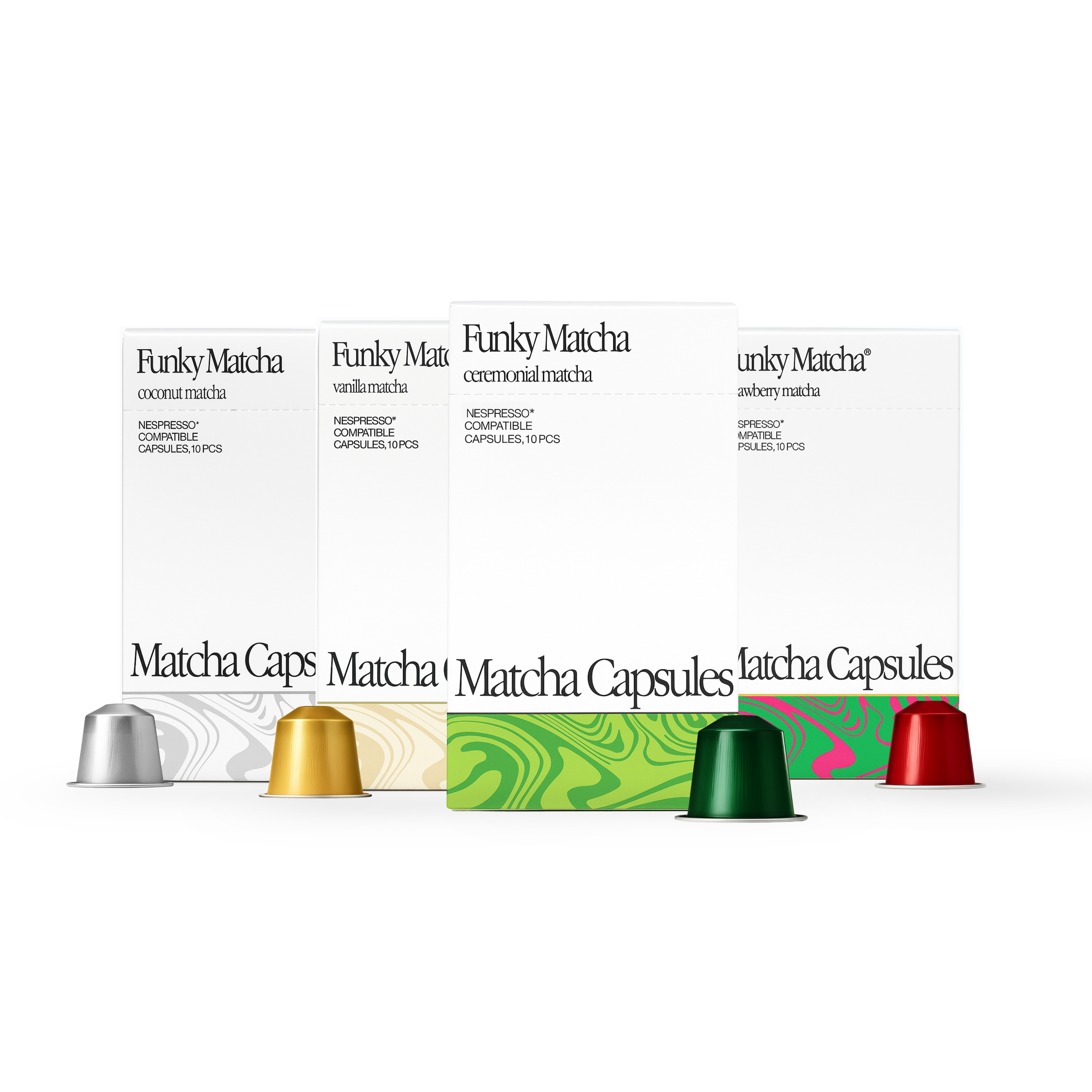 Matcha Pods Variety Pack – 40 Pods (Nespresso® Compatible)