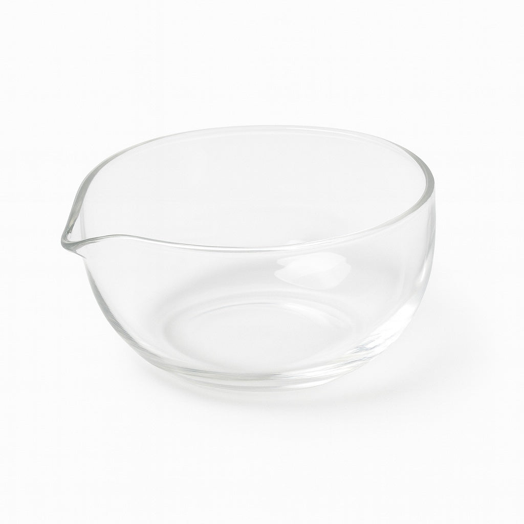 Glass Matcha Bowl with Spout