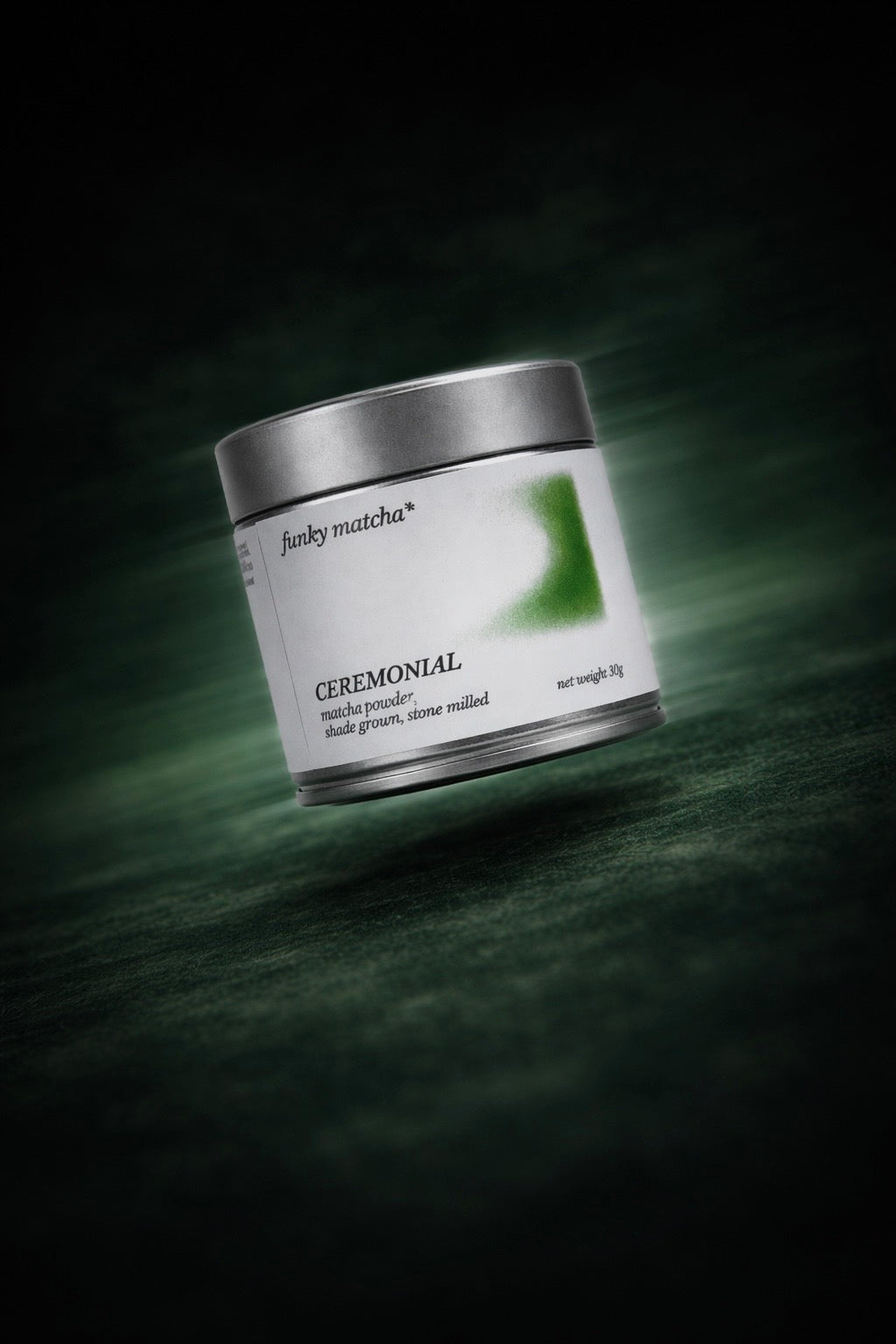 Funky Matcha ceremonial matcha tin — Nespresso compatible pods mobile hero