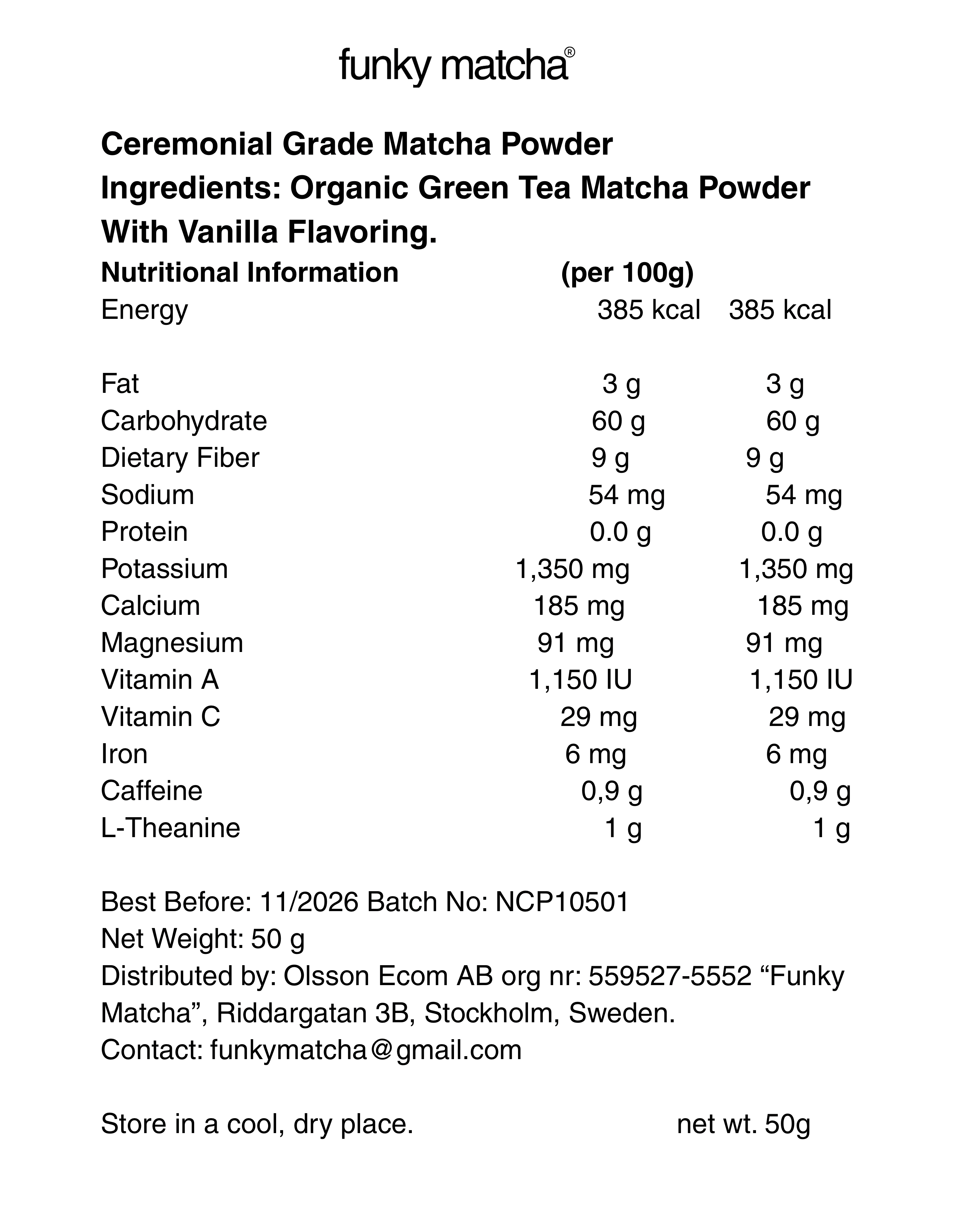 FUNKY MATCHA  "Matcha Lover" Kit