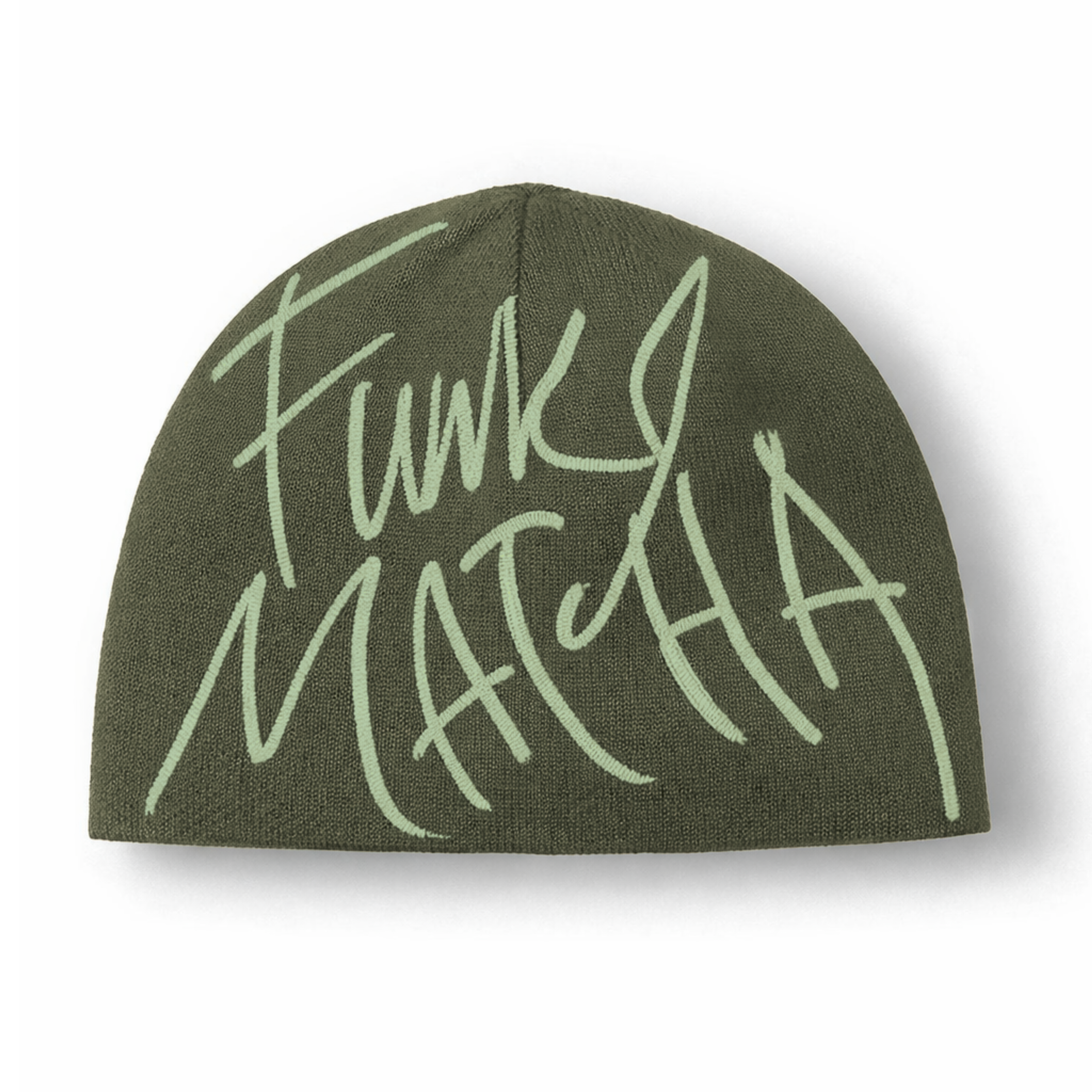 Funky Matcha Beanie - Green/ Green
