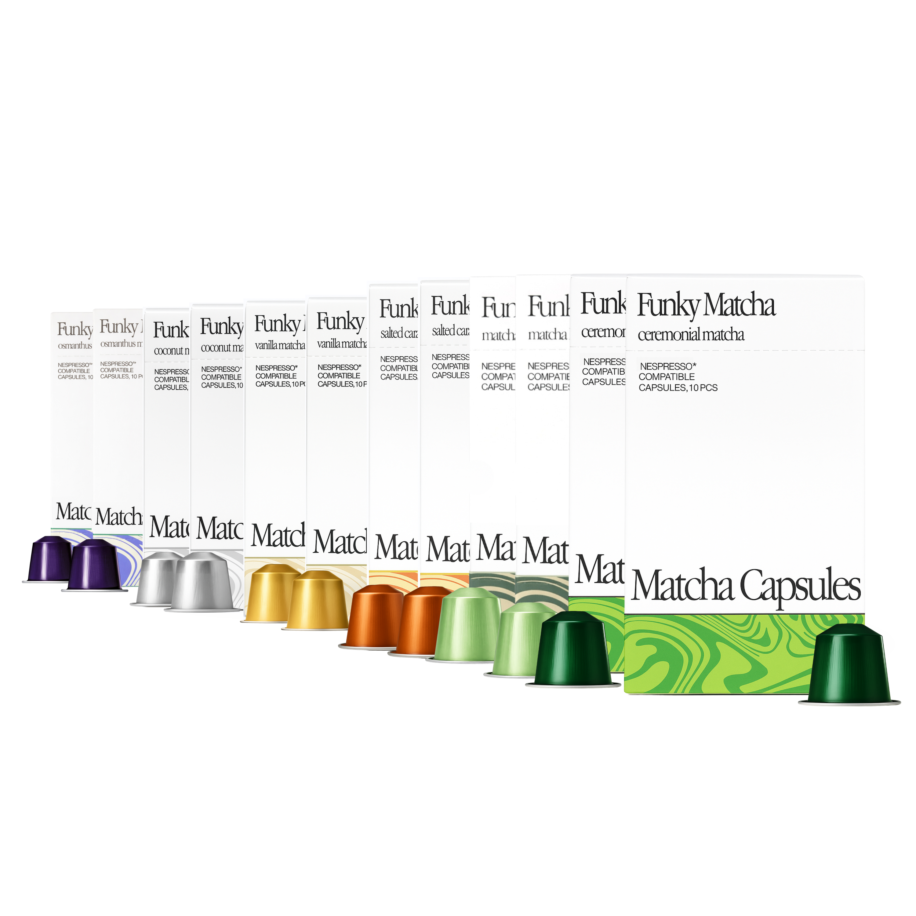 Matcha Pods Variety Pack – 60 Pods (Nespresso® Compatible)*