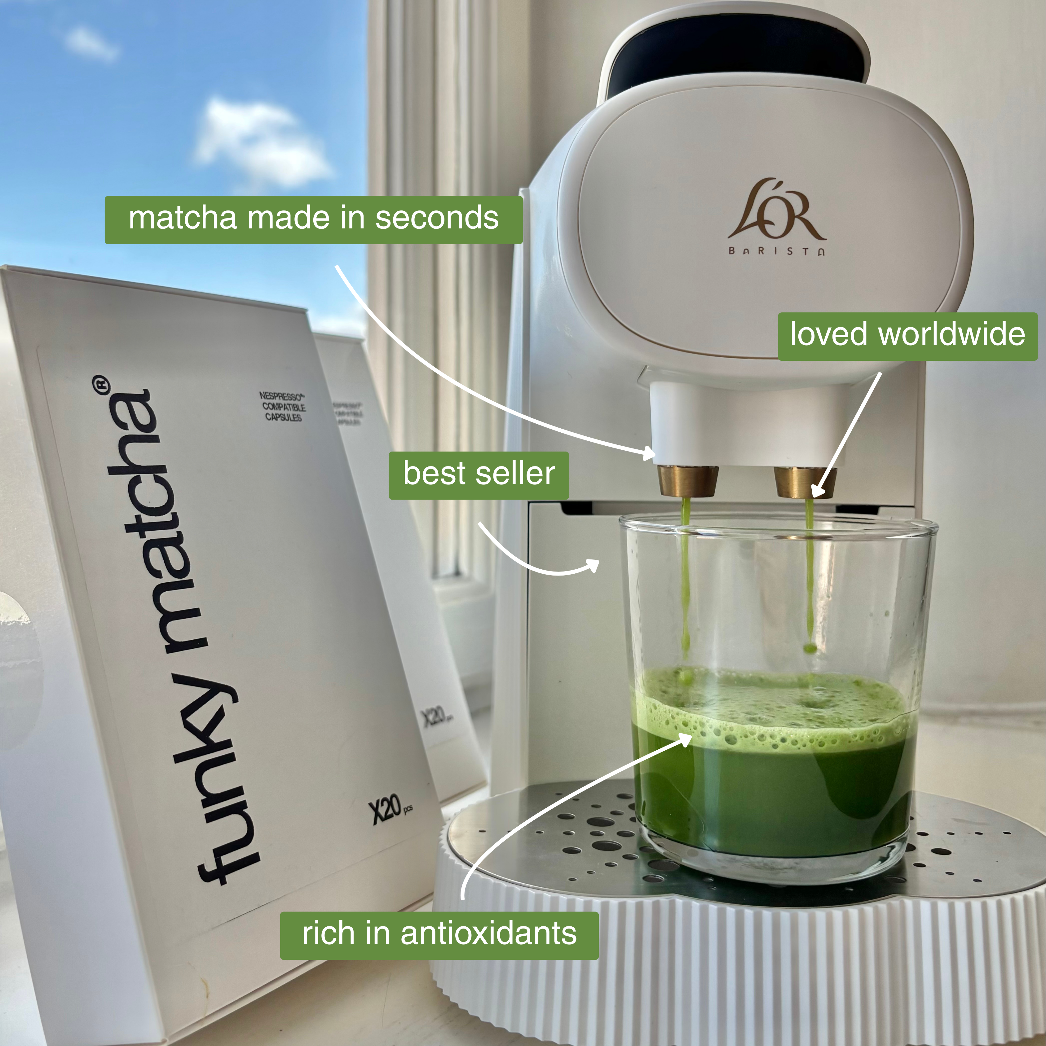 Ceremonial Matcha Pods (Nespresso® Compatible)